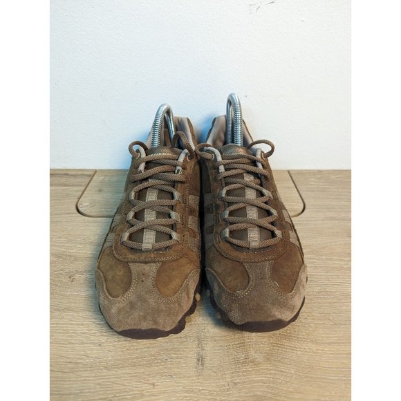 Skechers Womens Compulsions Blender 46884 Brown Casual Shoes Sneakers Size 10 - Picture 2 of 9